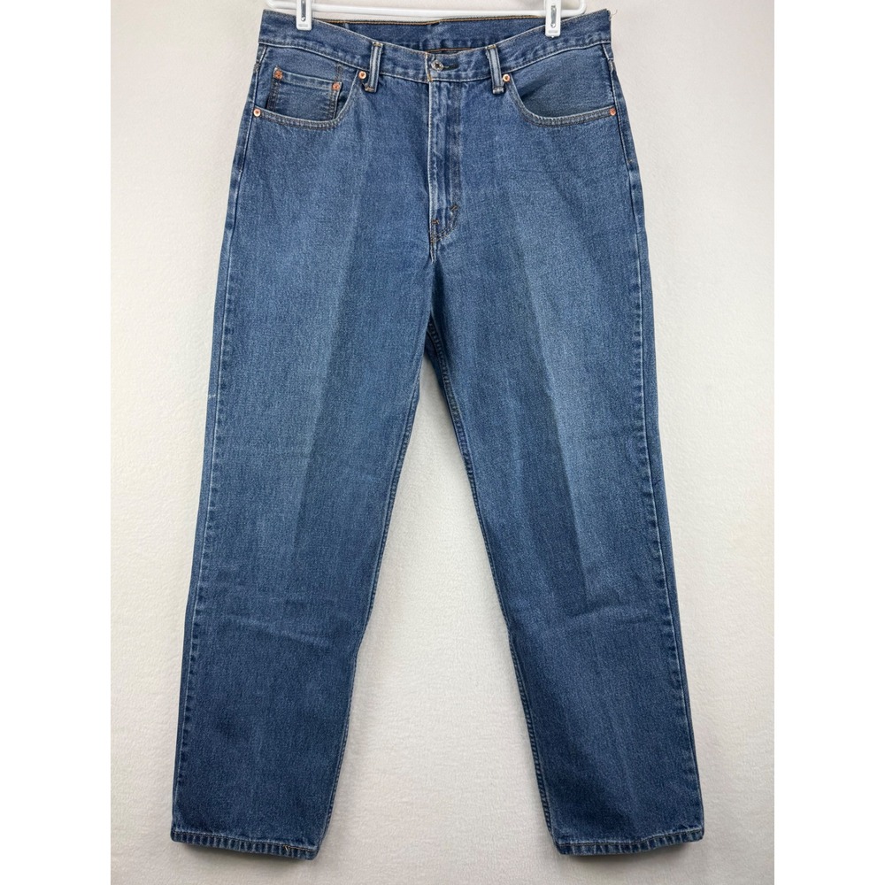 Levi's 550 Relaxed Fit Jeans Mens 36x32 Blue Denim Medium Wash Cotton